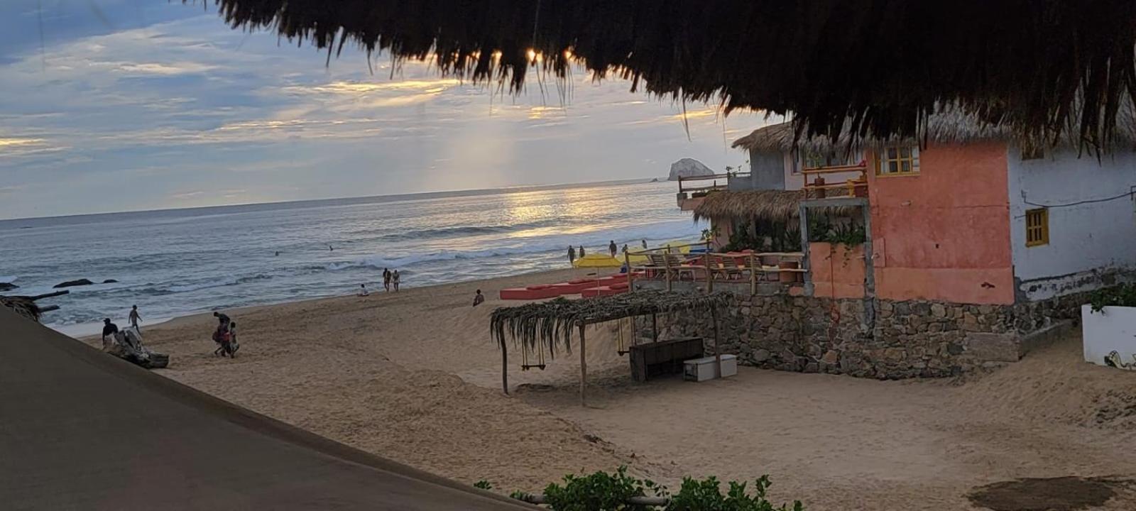 Restaurant Y Cabanas Chefy By Rotamundos Zipolite Ngoại thất bức ảnh